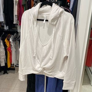 Fabletics twist front hoodie